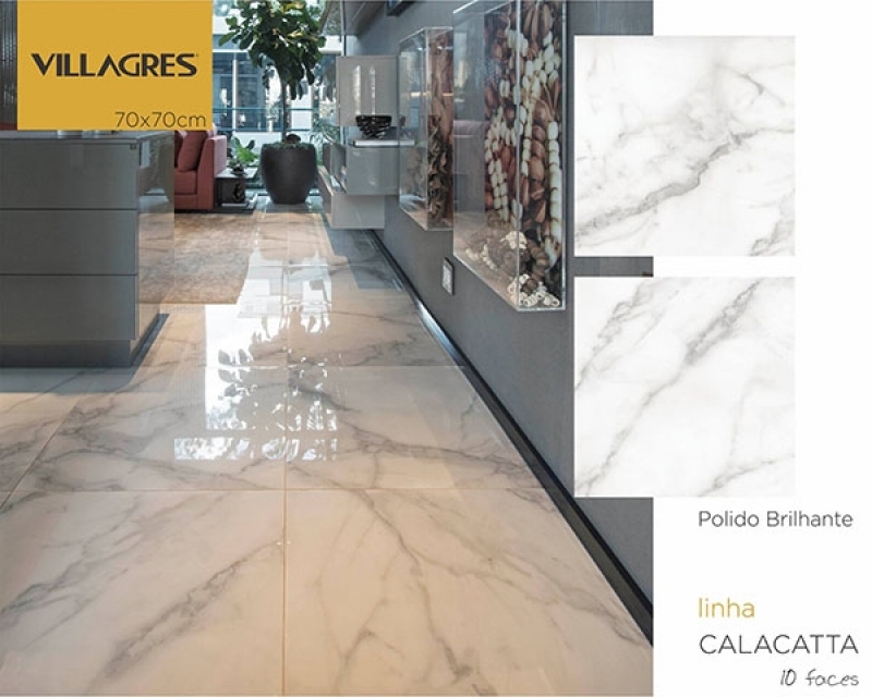 Onde Encontro Porcelanato Brilhante Vila Endres - Porcelanato Esmaltado