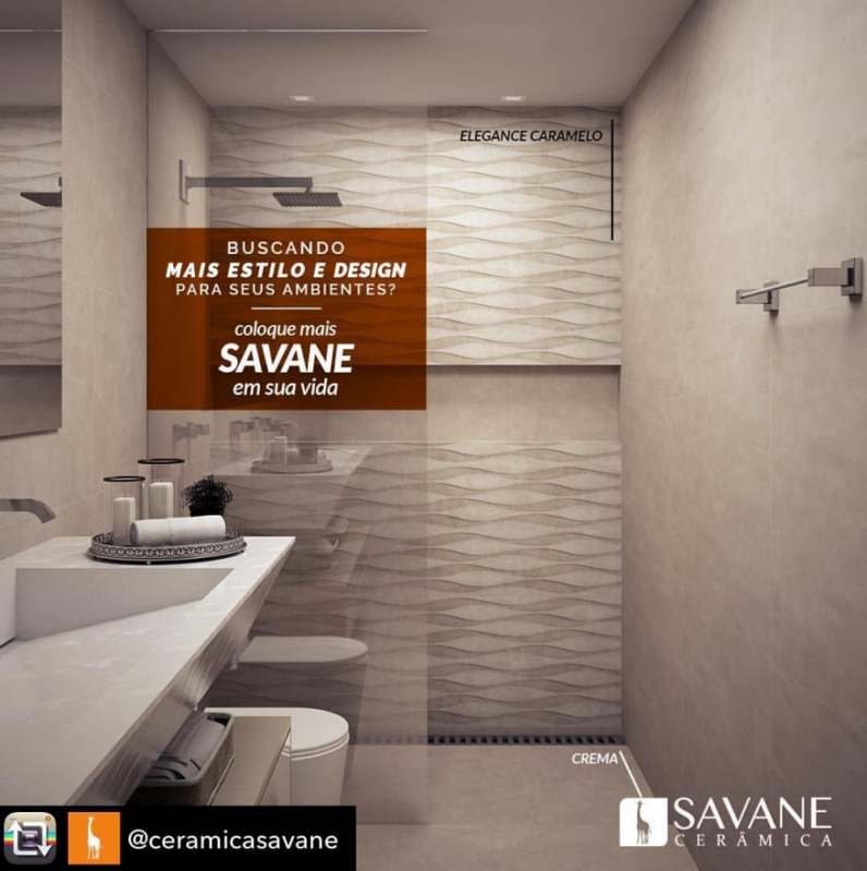 Onde Encontro Porcelanato Savane Jardim Iguatemi - Porcelanato Savane