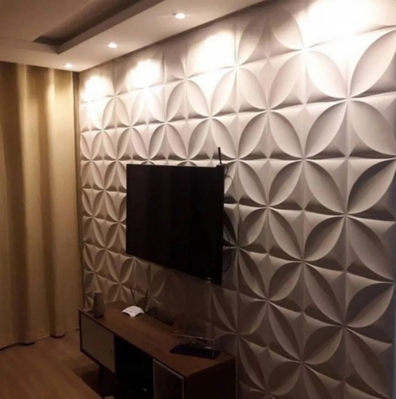 Revestimento 3d Sala Vila Gustavo - Revestimento Villagres